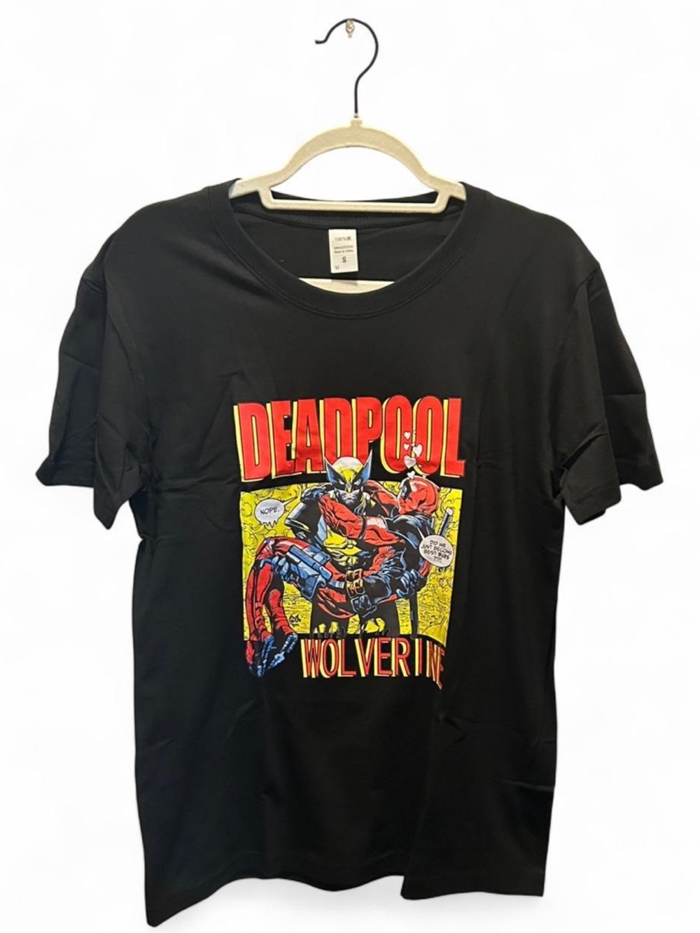 Deadpool Wolverine Black Graphic Tee